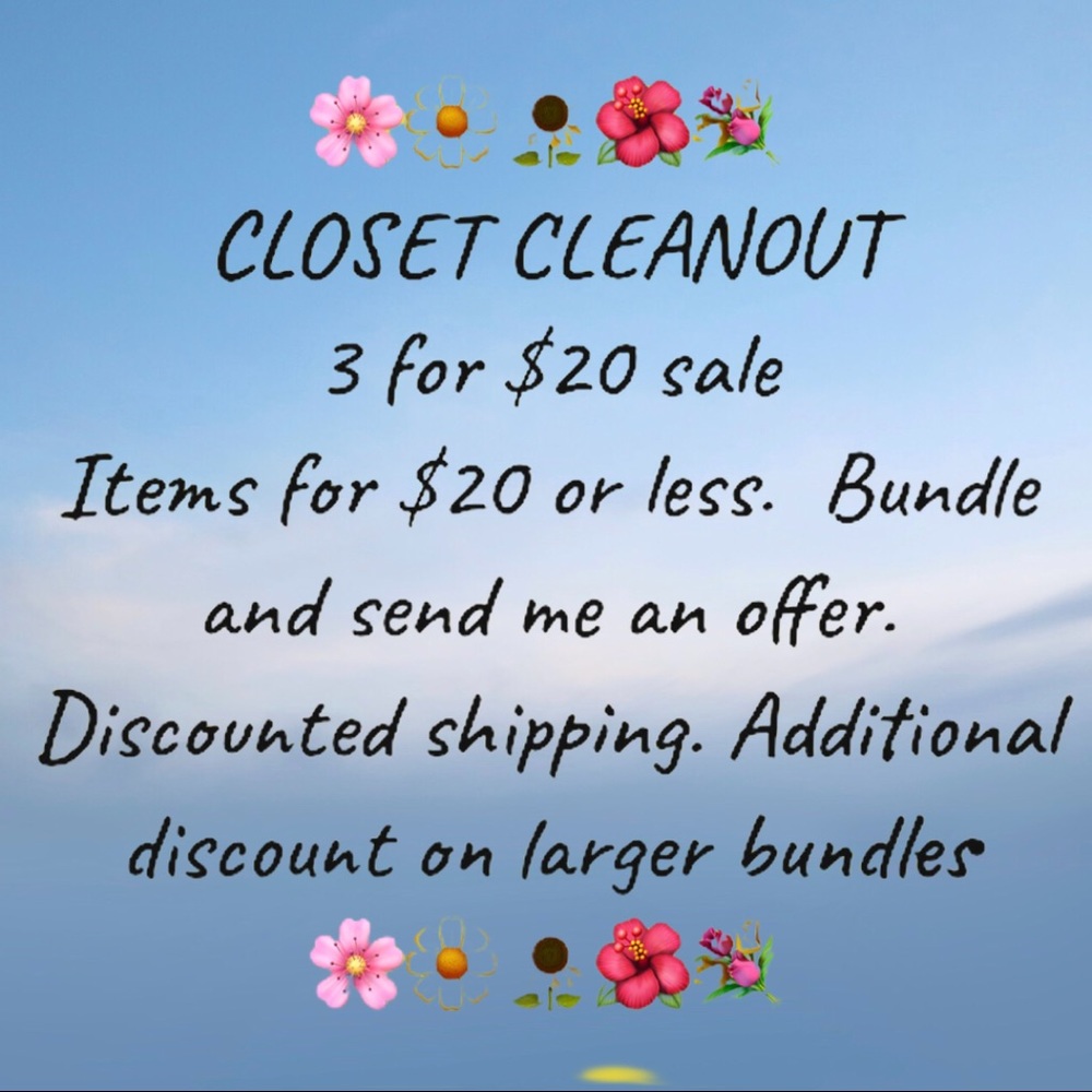 😀😀😀3/$20 Sale on items $19 and less😀😀😀